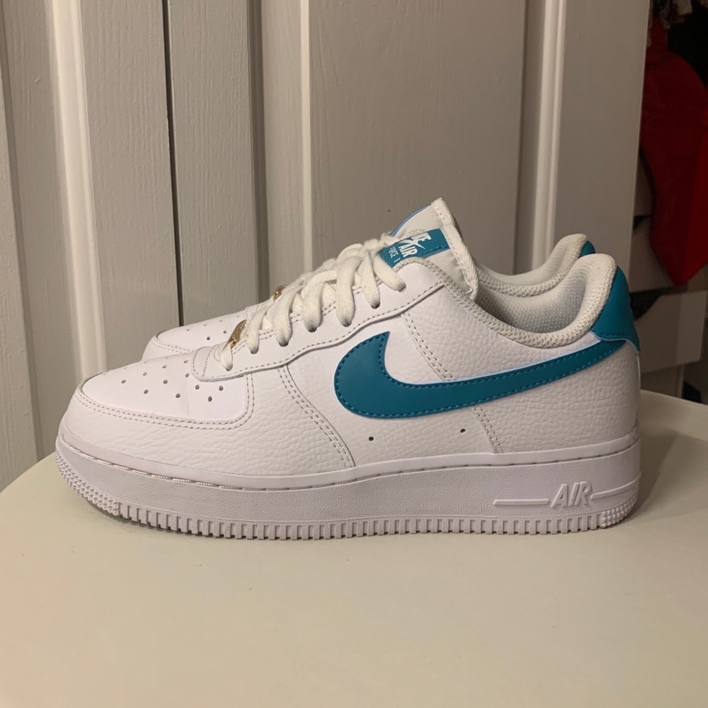 Air Force 1s teal